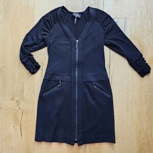 Laundry by Shelli Segal black zipper dress